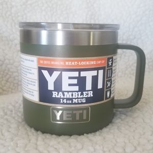 yeti olive green mug